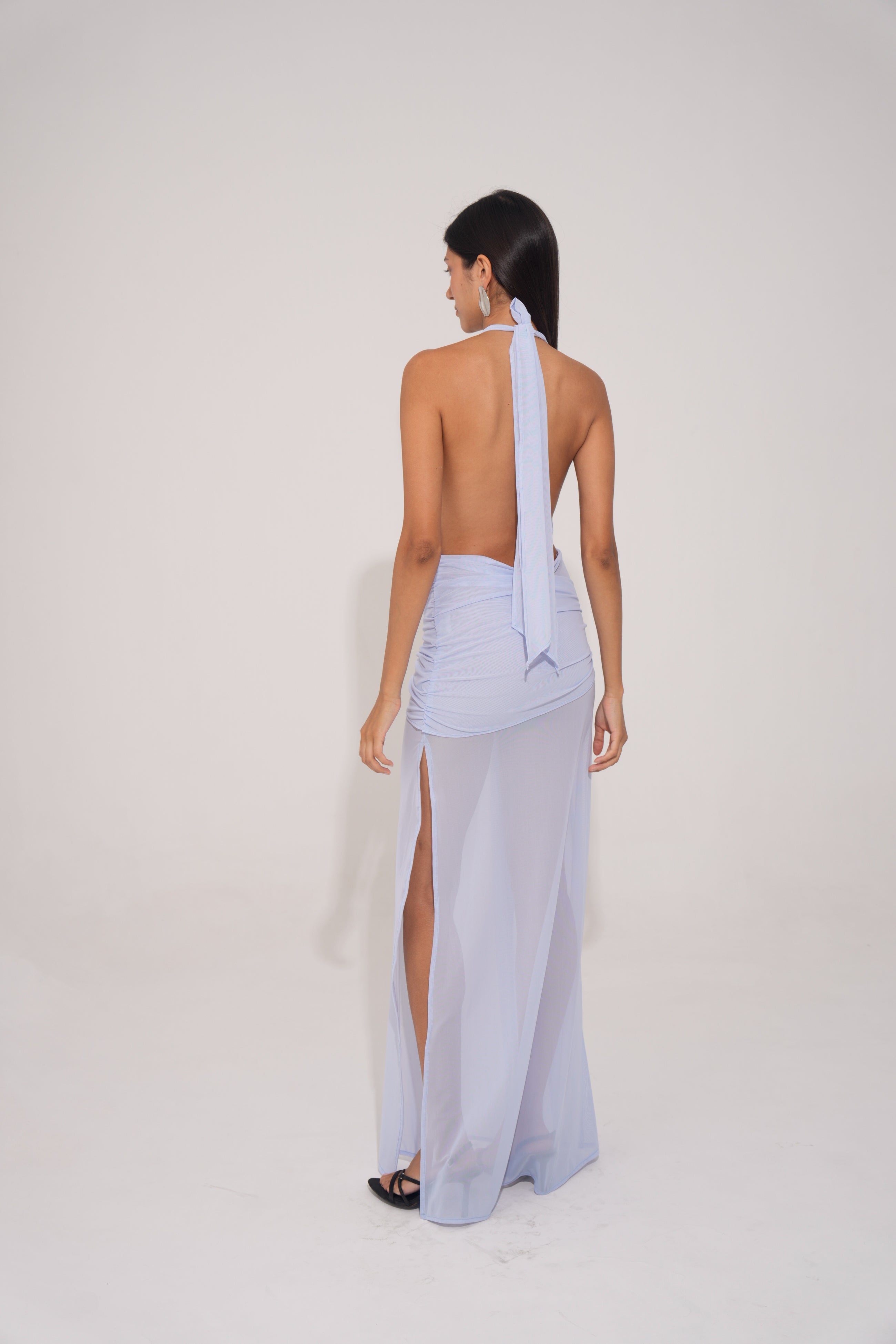 Isia Long Dress - Sky