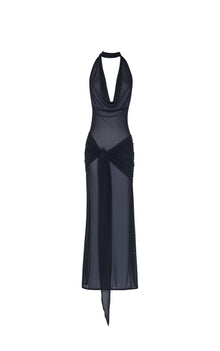 ISIA LONG DRESS - BLACK
