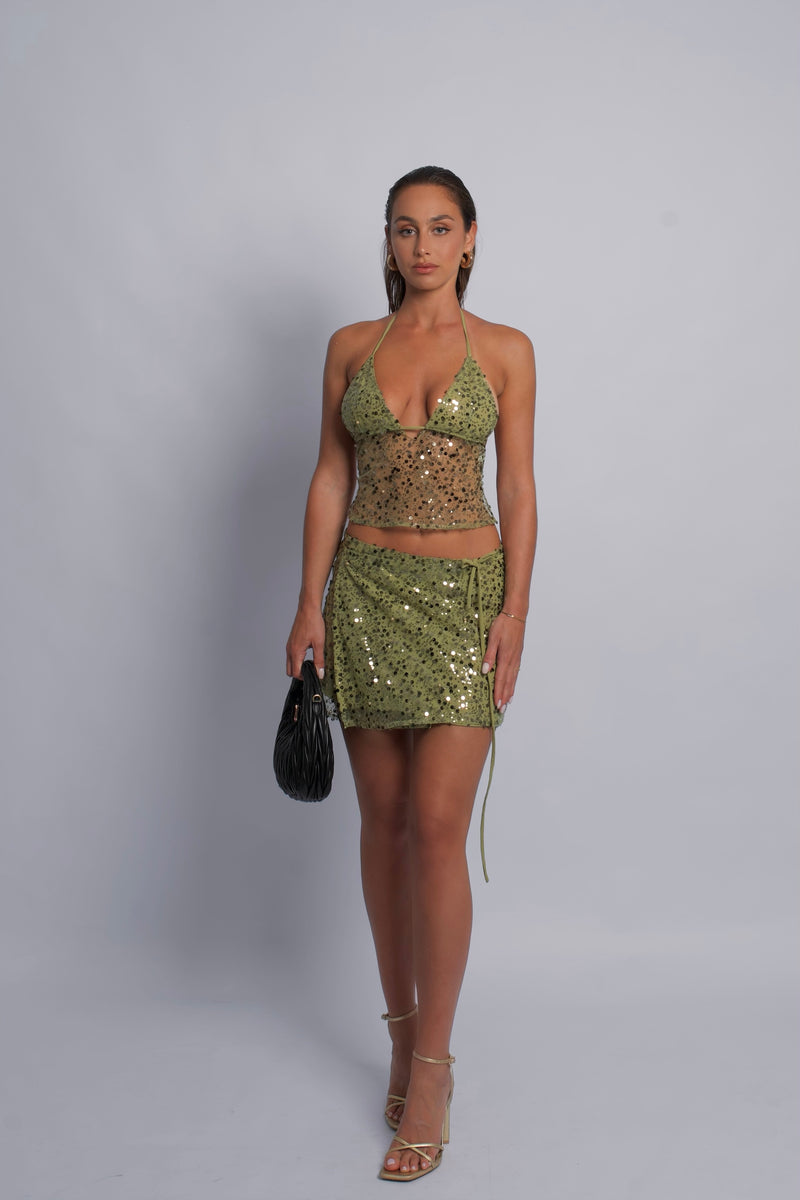 AGUELA LIME SKIRT