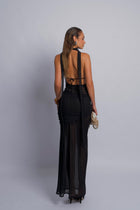 ISIA LONG DRESS - BLACK