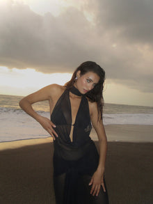 ISIA LONG DRESS - BLACK