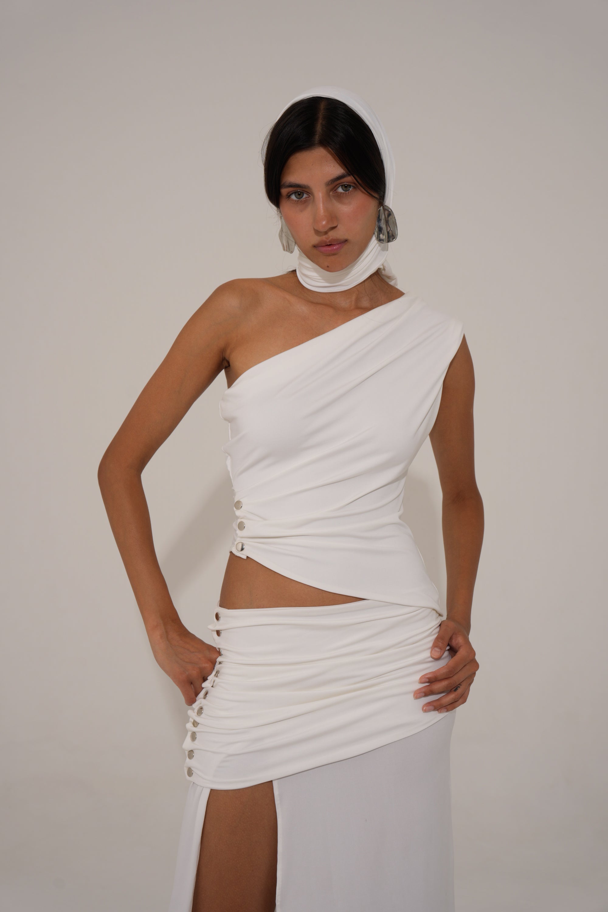 Elia Long skirt - Ivory