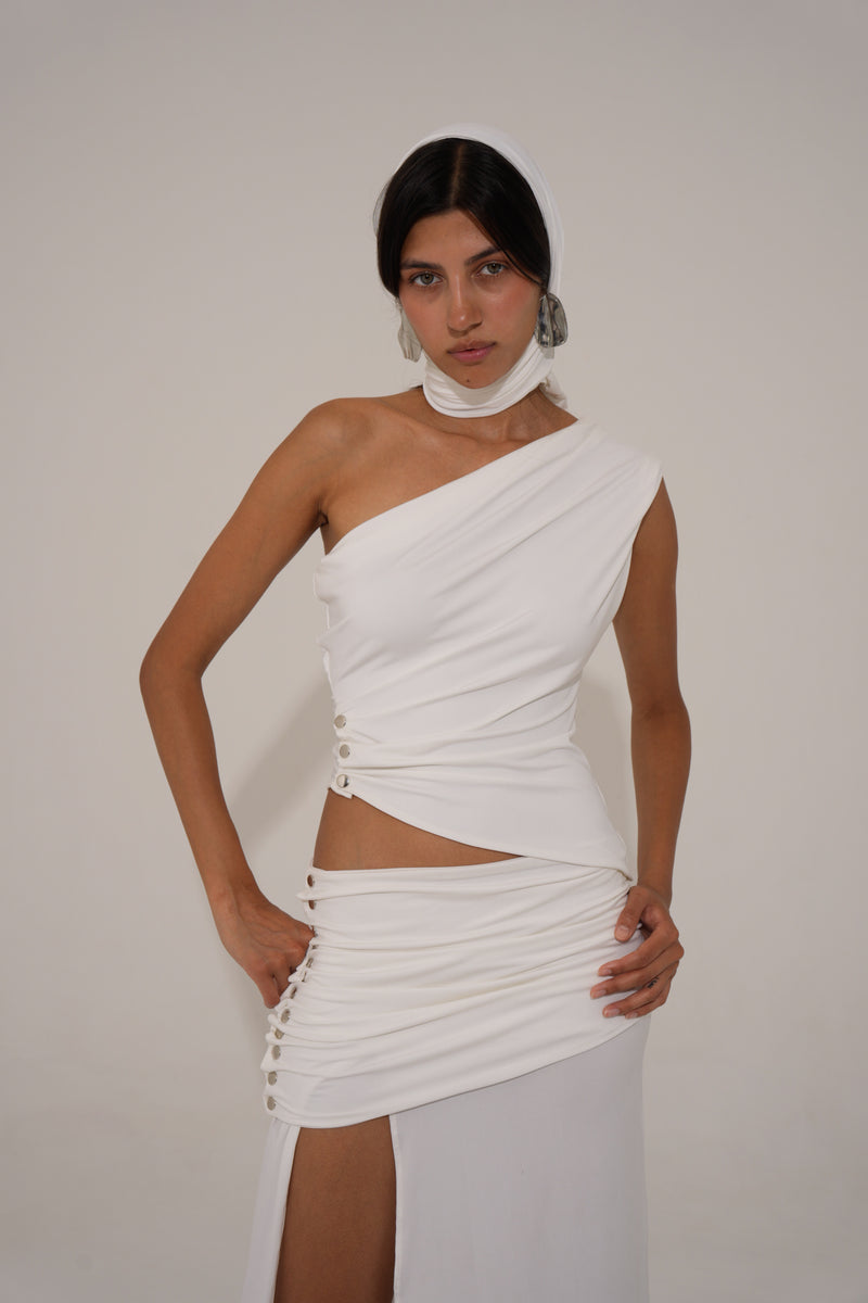 Elia Long skirt - Ivory