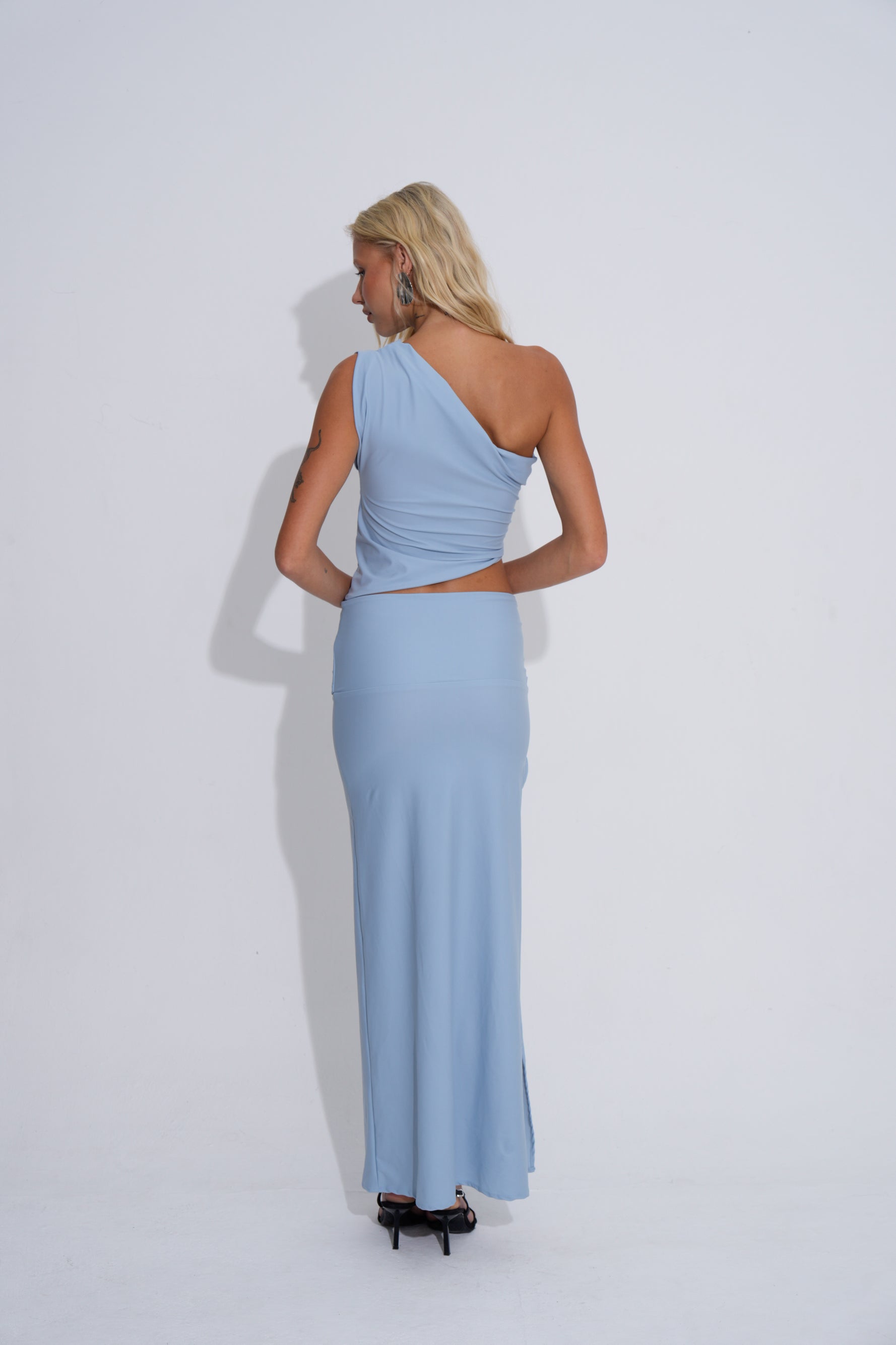 Elia Long skirt - Sky
