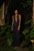 ISIA LONG DRESS - BLACK